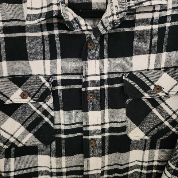 Jachs Heritage Flannel Mens Button Front Flannel Long Sleeve Shirt Size Large - Picture 2 of 8
